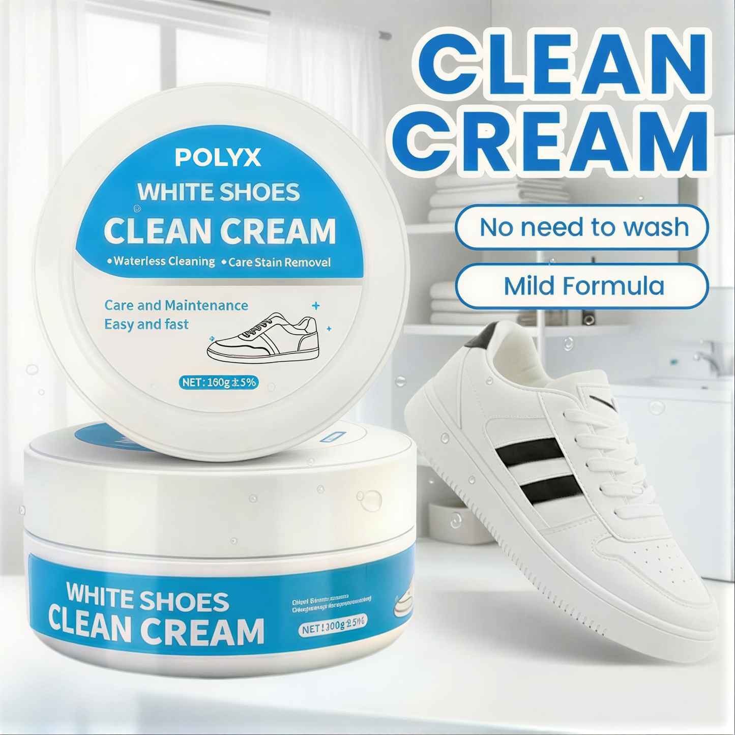 Polyx White Shoe Cleaner Cream